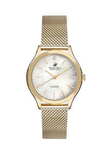 Beverly Hills Polo Club: BEVERLY HILLS POLO CLUB Women’s Analog MOP White Dial Watch – BP3167C.120