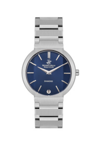 BEVERLY HILLS POLO CLUB Women’s Stainless Steel Blue Dial Watch – BP3568X.390