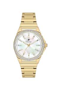 BEVERLY HILLS POLO CLUB Women's Blue Dial Analog Watch – BP3587C.120