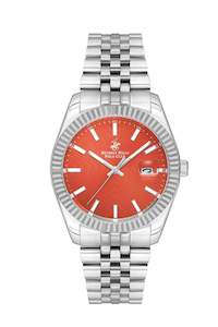 Beverly Hills Polo Club: BEVERLY HILLS POLO CLUB Men’s 41 MM Silver Analog Stainless Steel Watch – BP3018X.301