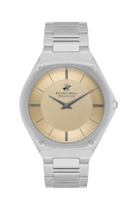 BEVERLY HILLS POLO CLUB Men’s Silver Analog Metal Watch – BP3545X.370