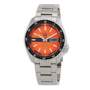 Sale: Seiko 5 Sports Automatic Orange Dial Men's Watch SRPK11K1