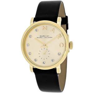 Marc Jacobs: Marc By Marc Jacobs Baker Gold Dial Leadies Watch MBM1399