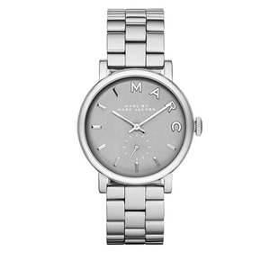 Marc Jacobs: Marc By Marc Jacobs Baker Grey Women's Steel Wrist Watch MBM8630