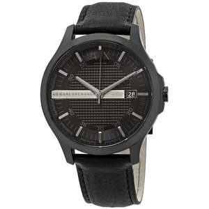 Armani Exchange Hampton All Black Date Watch - AX2400