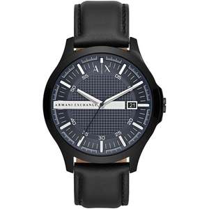 Armani Exchange Hampton All Black Blue Dial Watch - AX2411
