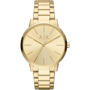 Armani Exchange: Armani Exchange Three-Hand Gold-Tone Men's Watch - AX2707