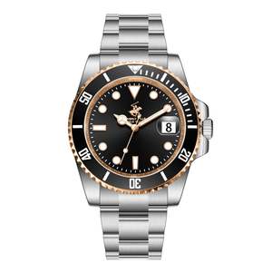 Beverly Hills Polo Club Metallic Stainless Steel Men's Watch - BP3791X.550