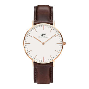 Daniel Wellington 1: Daniel Wellington Classic Bristol 36mm Women's Gold Watch DW00100039