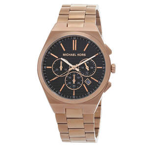 Michael Kors Mens Watches: Michael Kors Lennox Chronograph Quartz Black Dial Men's Watch MK9119