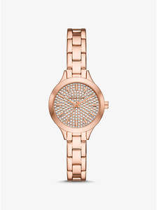 Michael Kors Rose Gold Ladies Watch - MKO1087