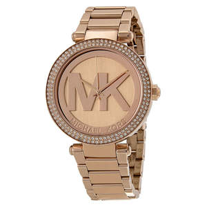Womens Fashion Watches: Michael Kors Parker Dial Rose Gold-tone Ladies Watch MK5865
