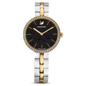 Swarovski: Cosmopolitan watch Metal bracelet, Black, Gold-tone finish 5644072