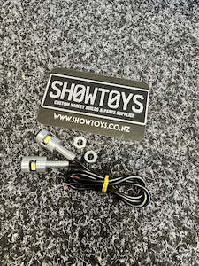 Silver Alloy Number Plate Lights