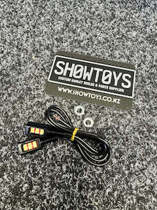 Products: Black Alloy Number Plate Lights 3 LED