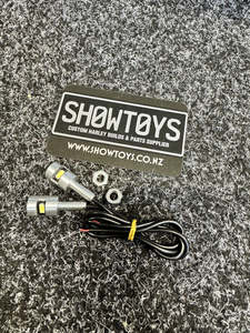 Lights: Silver Alloy Number Plate Lights