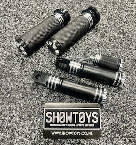 Harley Billet Peg and Grip Set