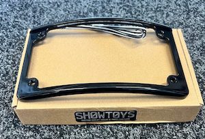 Lights: Harley Curved Number Plate Holder