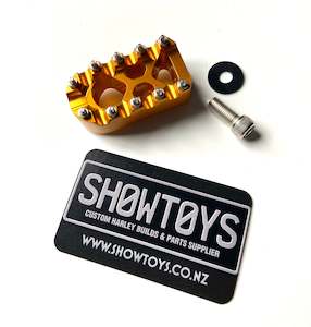 Frame: Billet Gold MX Shifter peg Suit Harley Davidson