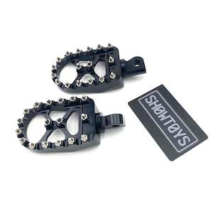 Black MX Pegs Suit Harley Davidson