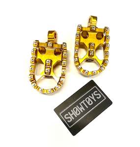 Frame: MX pegs Gold Suit Harley Davidson