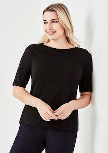Womens Camille Short Sleeve T-Top 44113 6 / Black