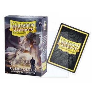 On Special: Dragon Shield 100ct MATTE standard Sleeves - Clear Outer Sleeves