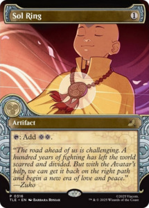 Avatar The Last Airbender Eternal Legal: Sol Ring (Showcase) [Avatar: The Last Airbender: Eternal-Legal]