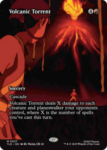 Avatar The Last Airbender Eternal Legal: Volcanic Torrent (Borderless) [Avatar: The Last Airbender: Eternal-Legal]