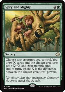 Spry and Mighty [Lorwyn Eclipsed]
