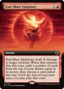 Mtg Lorwyn Eclipsed: End-Blaze Epiphany (Extended Art) [Lorwyn Eclipsed]