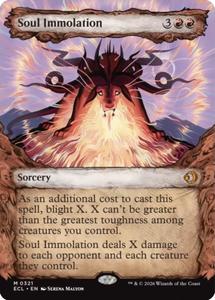 Mtg Lorwyn Eclipsed: Soul Immolation (Showcase) [Lorwyn Eclipsed]