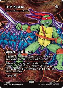 Teenage Mutant Ninja Turtles Eternal Legal: Leo's Katana - Sword of Sinew and Steel (Borderless) [Teenage Mutant Ninja Turtles Eternal-Legal]