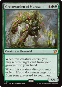 Lorwyn Eclipsed Commander: Greenwarden of Murasa [Lorwyn Eclipsed Commander]