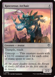 Secrets Of Strixhaven: Rancorous Archaic [Secrets of Strixhaven]