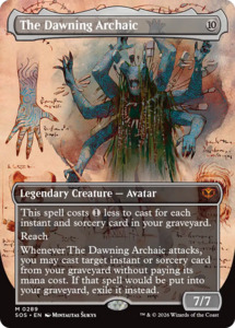 Secrets Of Strixhaven: The Dawning Archaic (Borderless) [Secrets of Strixhaven]