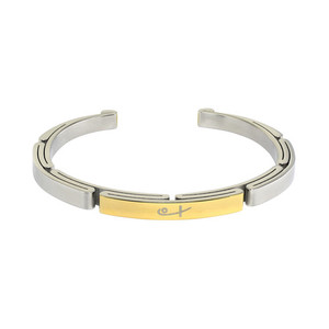 Products: Two Tone Thin Sport Cuff (SS) Shuzi