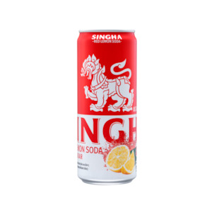 Singha Red Lemon Soda 330ml