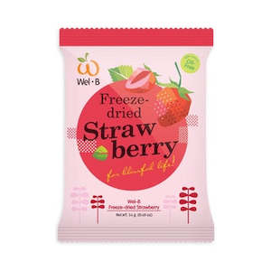 Thai Snacks Instant Meal: Wel B Snack Freeze Dried Strawberry - 14g