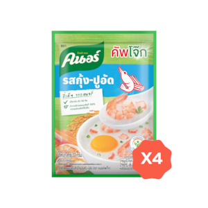 Knorr Instant Shrimp & Crab Stick Rice Porridge (4 Pack)