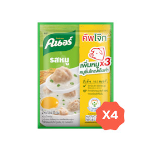 Knorr Instant Pork x 3 Rice Porridge (4 Pack)