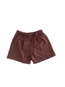 Bottoms: Chocolate stripe shorts