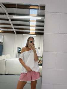 Red Gingham women’s shorts