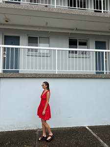 Red Polka Dot Mini Dress - PRE ORDER