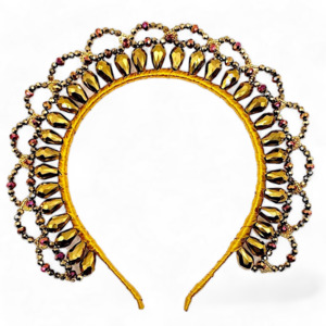 Erica Metalic Gold Childs Crown