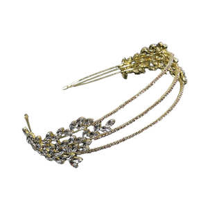 Designer Girls Crowns Tiaras: The Lillian Girls Rhinestone Headband