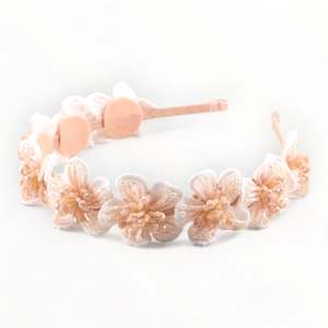 Girls Designer Hair Accessories: The Carys Girls Flower Hairband