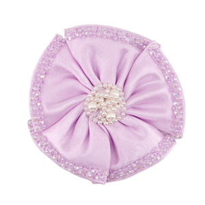 Luxury Lilac Hair Accessories: The Saffron Kids Designer Flower Hair Clip