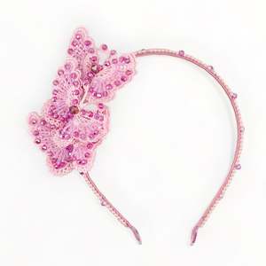 Luxury Lilac Hair Accessories: The Wings Of Love Butterfly Girls Headband
