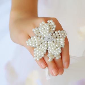 The Princess of Pearls Designer Ring